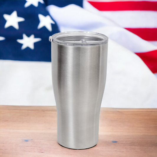 30oz Curve Tumbler - Stainless