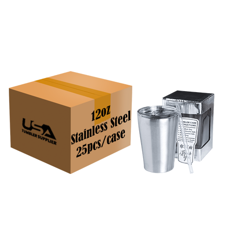 12oz Kids Tumbler - Stainless