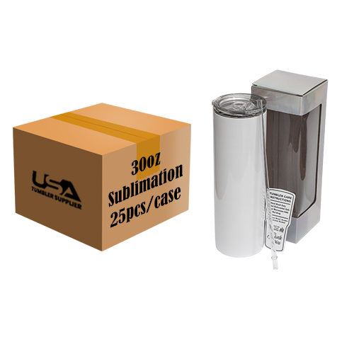 30oz Skinny Tumbler - Sublimation
