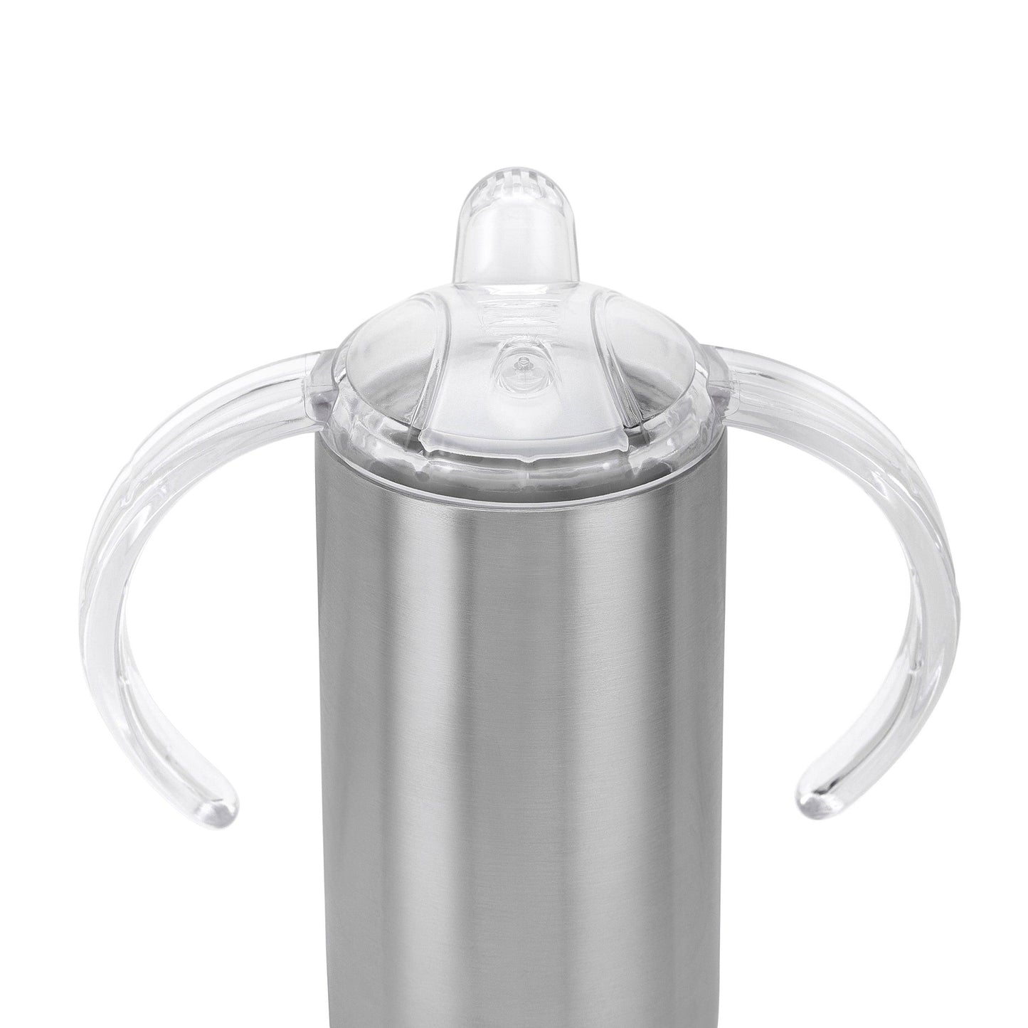 12oz Straight Sippy Cup - Stainless