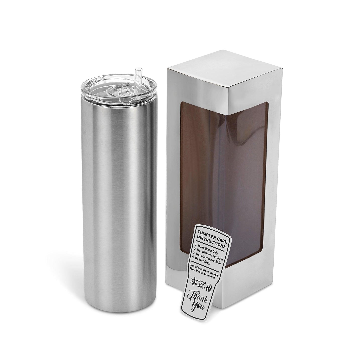 30oz Skinny Tumbler - Stainless