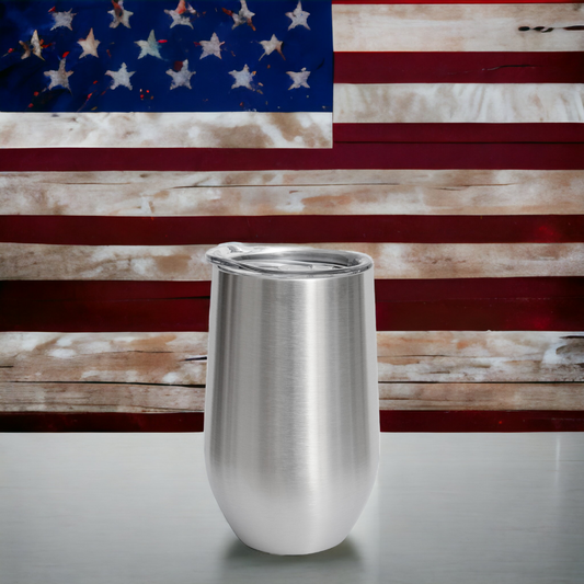 16oz Wine Tumbler - Stainless